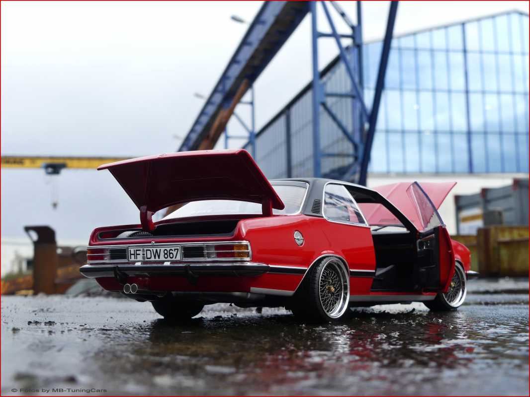 1:18 OPEL Commodore B GS/E Coupe Bj.75 Rot Limited Edition + OVP